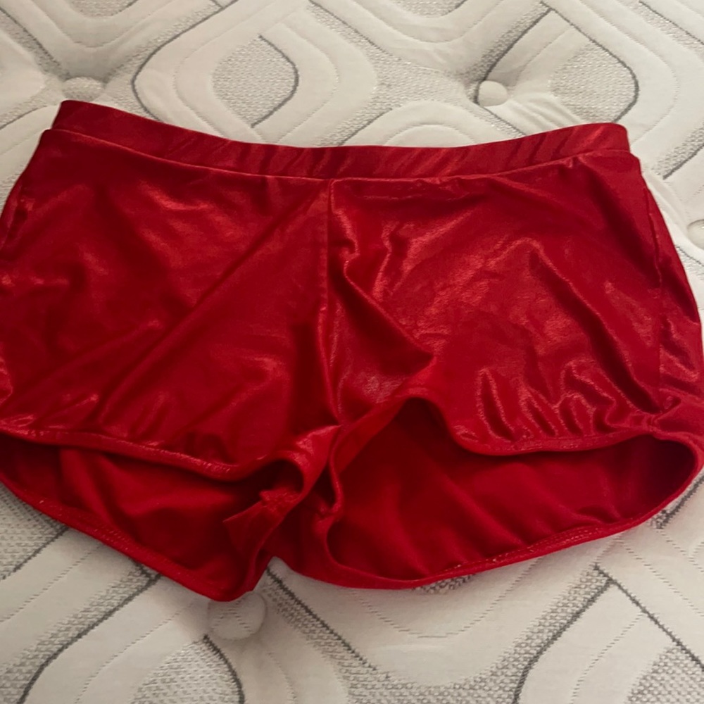 Shimmery Red Spandex